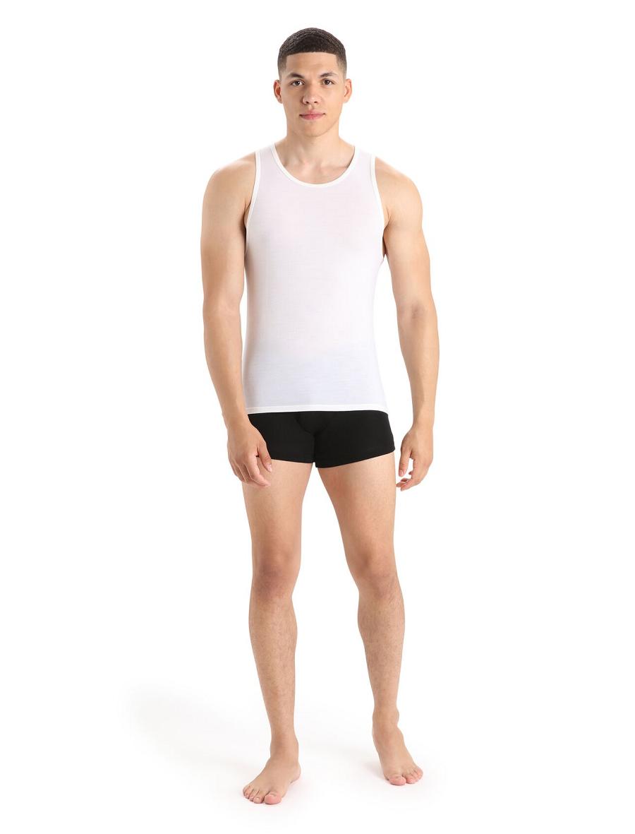 Snow Men's Icebreaker Merino Anatomica Tank Top Underwear | USA 1286RVDW